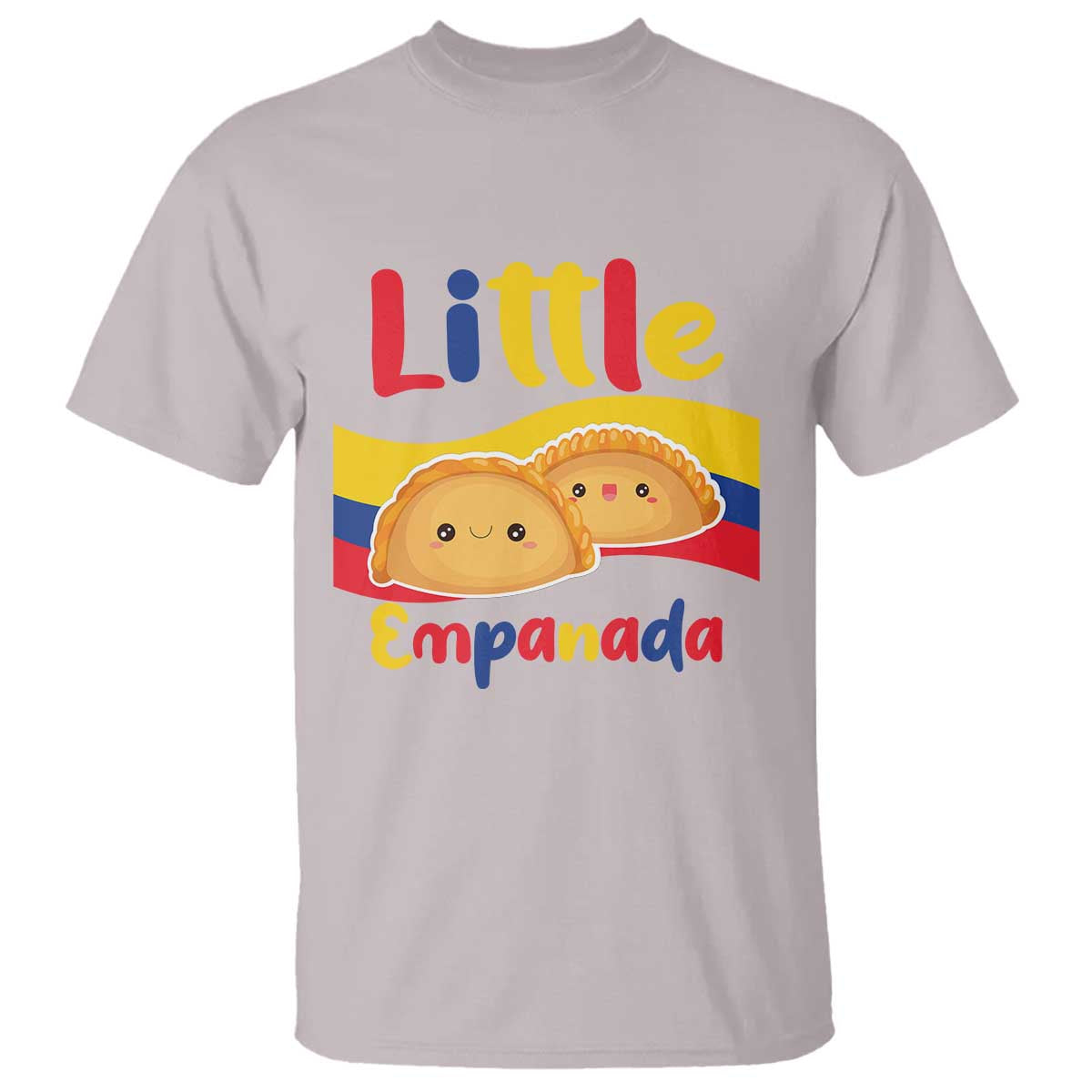 Funny Colombia Food T Shirt Little Empanada Colombian Flag - Wonder Print Shop