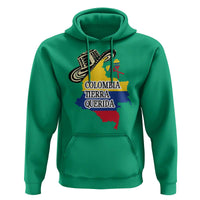 Funny Colombia Tierra Querida Hoodie Colombian Flag Sombrero Vueltiao Maracas - Wonder Print Shop