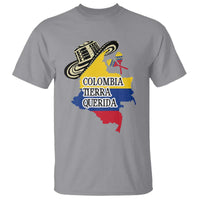 Funny Colombia Tierra Querida T Shirt Colombian Flag Sombrero Vueltiao Maracas - Wonder Print Shop