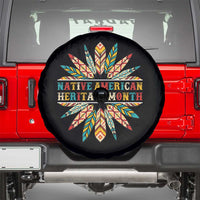 Native American Heritage Month Spare Tire Cover Indigenous Pride Feathers - Wonder Print Shop