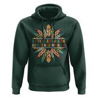 Native American Heritage Month Hoodie Indigenous Pride Feathers - Wonder Print Shop