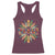Native American Heritage Month Racerback Tank Top Indigenous Pride Feathers - Wonder Print Shop