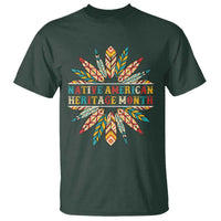 Native American Heritage Month T Shirt Indigenous Pride Feathers - Wonder Print Shop