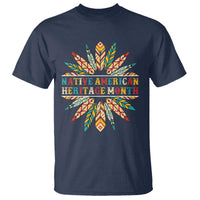 Native American Heritage Month T Shirt Indigenous Pride Feathers - Wonder Print Shop
