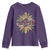 Native American Heritage Month Youth Sweatshirt Indigenous Pride Feathers - Wonder Print Shop