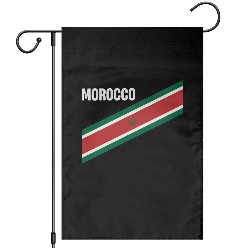 Morocco Moroccan Flag Garden Flag Green Star Maroc Stripes