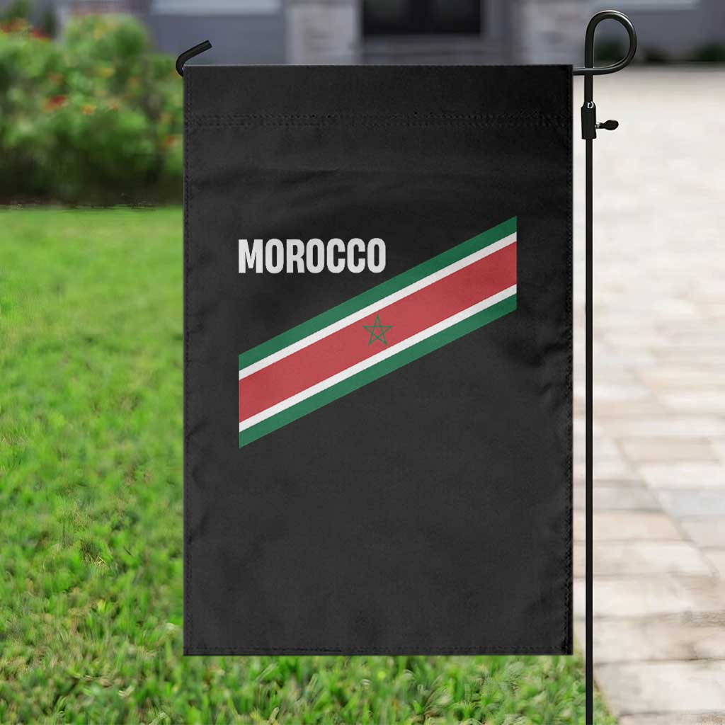Morocco Moroccan Flag Garden Flag Green Star Maroc Stripes