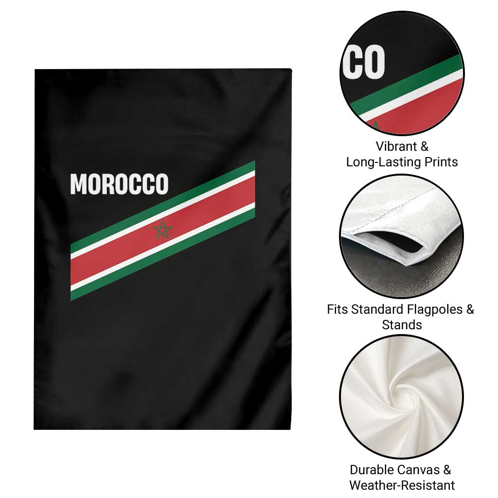 Morocco Moroccan Flag Garden Flag Green Star Maroc Stripes