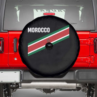 Morocco Moroccan Flag Spare Tire Cover Green Star Maroc Stripes