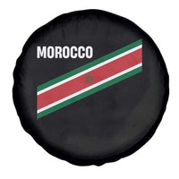 Morocco Moroccan Flag Spare Tire Cover Green Star Maroc Stripes