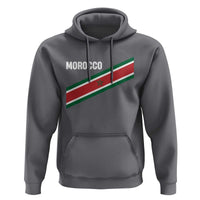 Morocco Moroccan Flag Hoodie Green Star Maroc Stripes