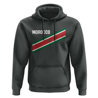 Morocco Moroccan Flag Hoodie Green Star Maroc Stripes