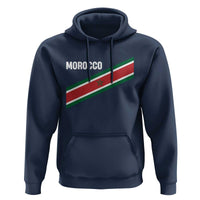 Morocco Moroccan Flag Hoodie Green Star Maroc Stripes