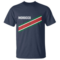 Morocco Moroccan Flag T Shirt Green Star Maroc Stripes