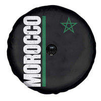Morocco Green Star Flag Patriotic Moroccan Pride Spare Tire Cover