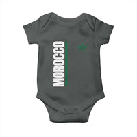 Morocco Green Star Flag Patriotic Moroccan Pride Baby Onesie