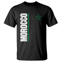 Morocco Green Star Flag Patriotic Moroccan Pride T Shirt