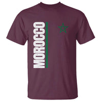 Morocco Green Star Flag Patriotic Moroccan Pride T Shirt