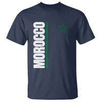 Morocco Green Star Flag Patriotic Moroccan Pride T Shirt