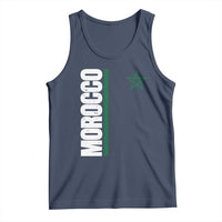 Morocco Green Star Flag Patriotic Moroccan Pride Tank Top