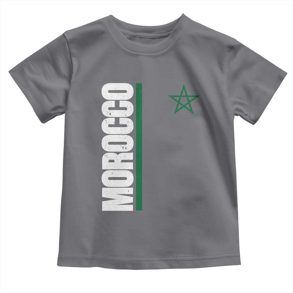 Morocco Green Star Flag Patriotic Moroccan Pride Toddler T Shirt