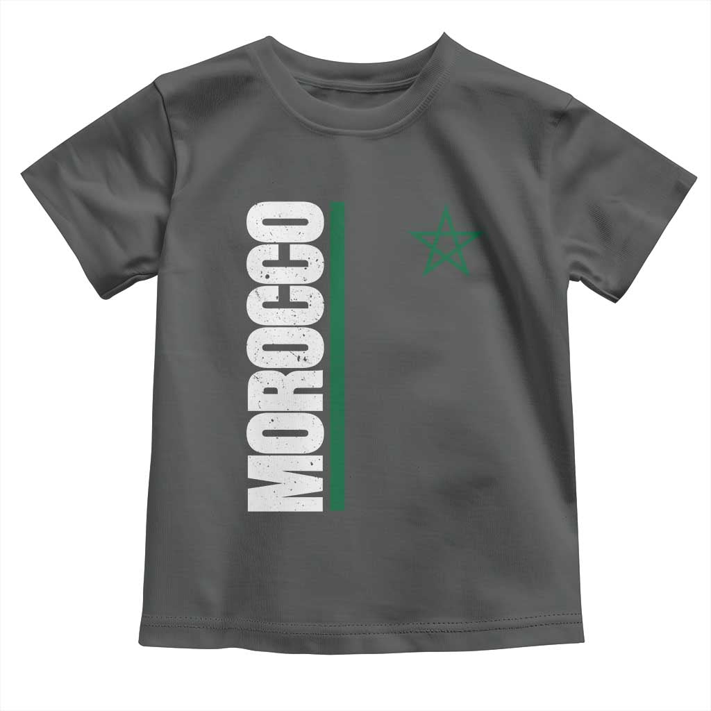 Morocco Green Star Flag Patriotic Moroccan Pride Toddler T Shirt