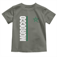 Morocco Green Star Flag Patriotic Moroccan Pride Toddler T Shirt