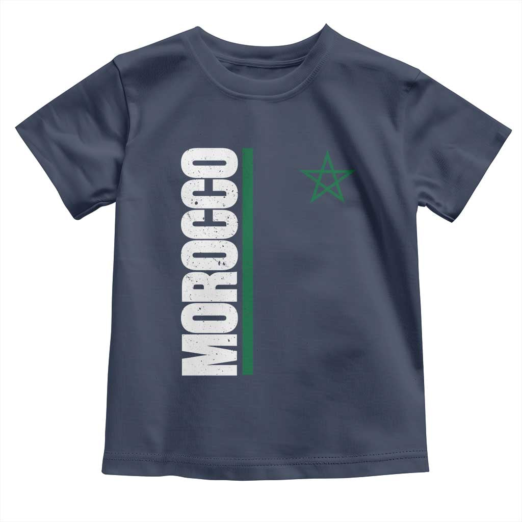 Morocco Green Star Flag Patriotic Moroccan Pride Toddler T Shirt