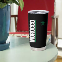 Morocco Green Star Flag Patriotic Moroccan Pride Tumbler Cup