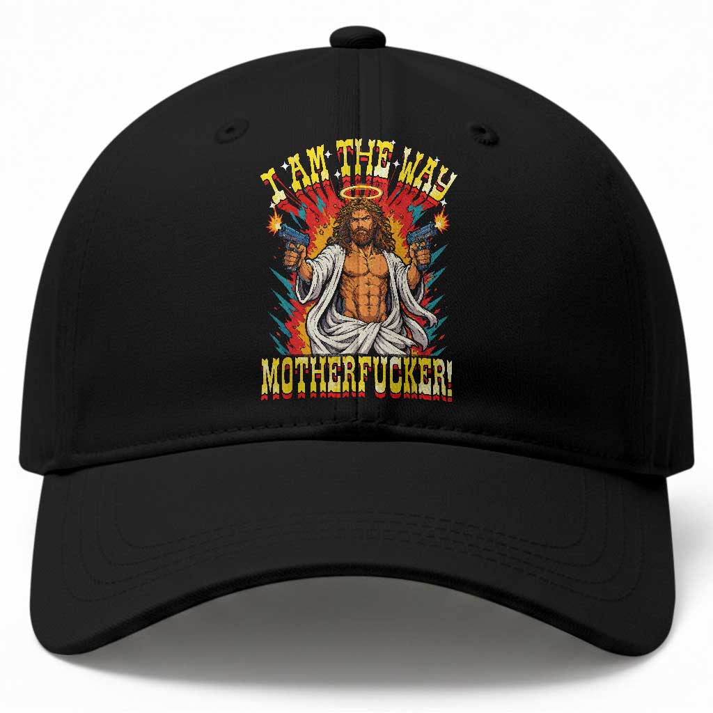 Funny Jesus LitRPG I Am The Way Motherfucker Baseball Cap
