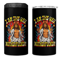 Funny Jesus LitRPG I Am The Way Motherfucker 4 in 1 Can Cooler Tumbler