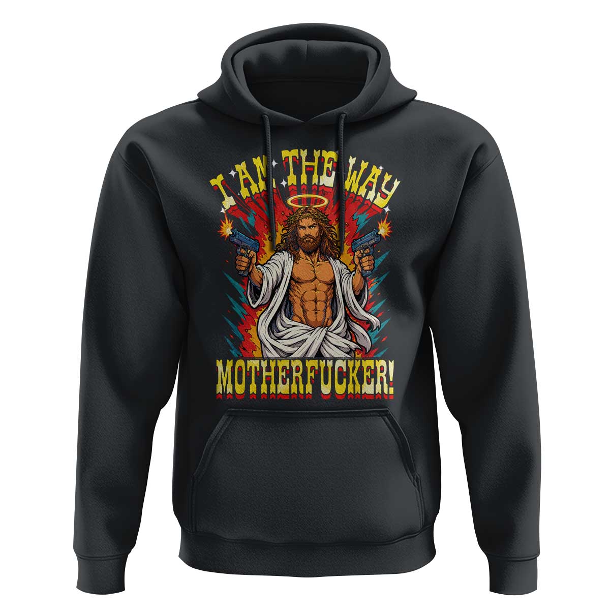 Funny Jesus LitRPG I Am The Way Motherfucker Hoodie
