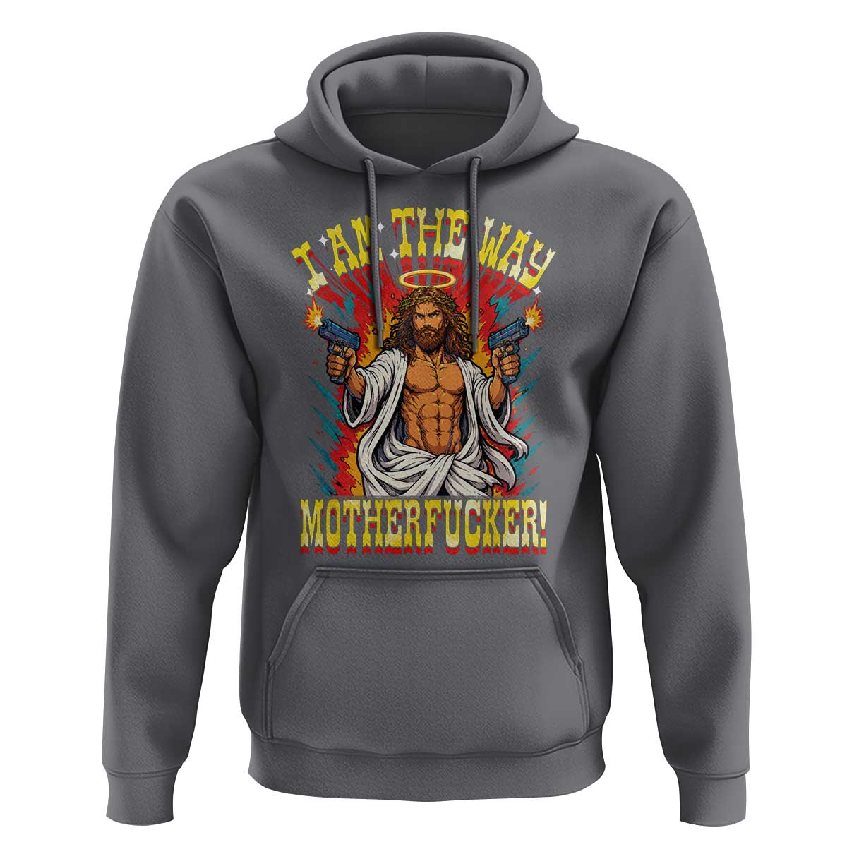 Funny Jesus LitRPG I Am The Way Motherfucker Hoodie