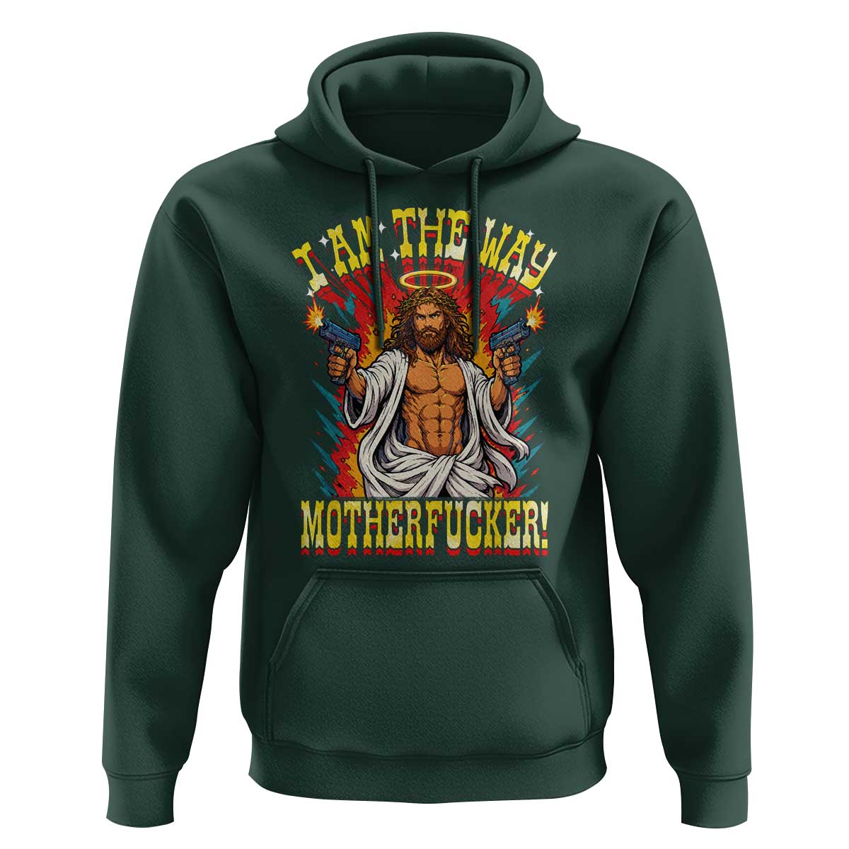 Funny Jesus LitRPG I Am The Way Motherfucker Hoodie