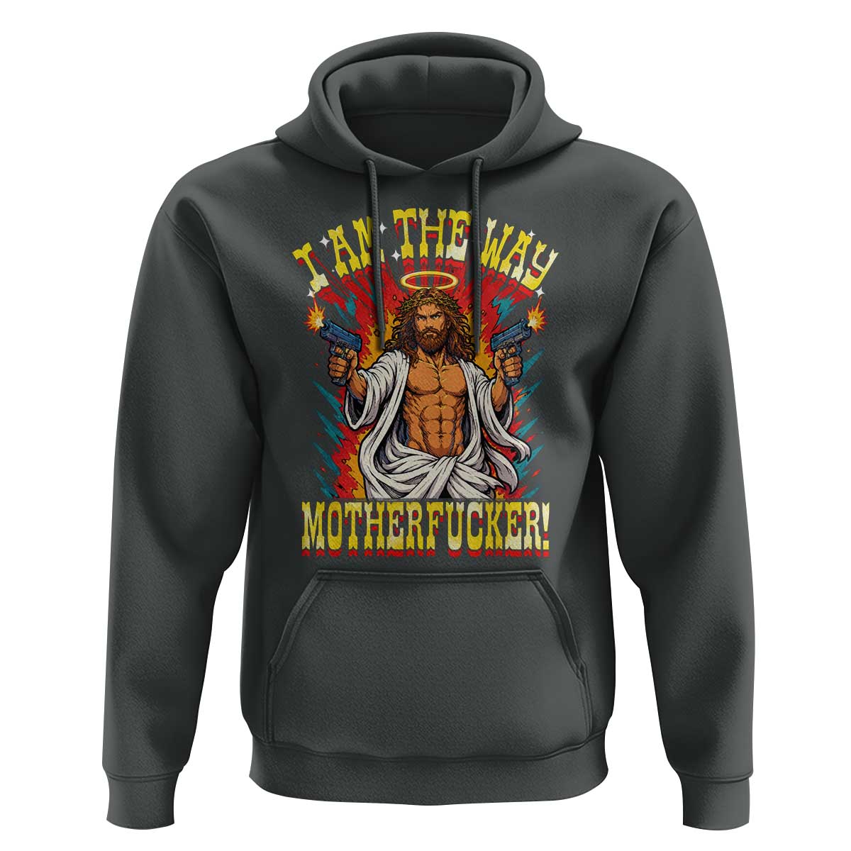 Funny Jesus LitRPG I Am The Way Motherfucker Hoodie