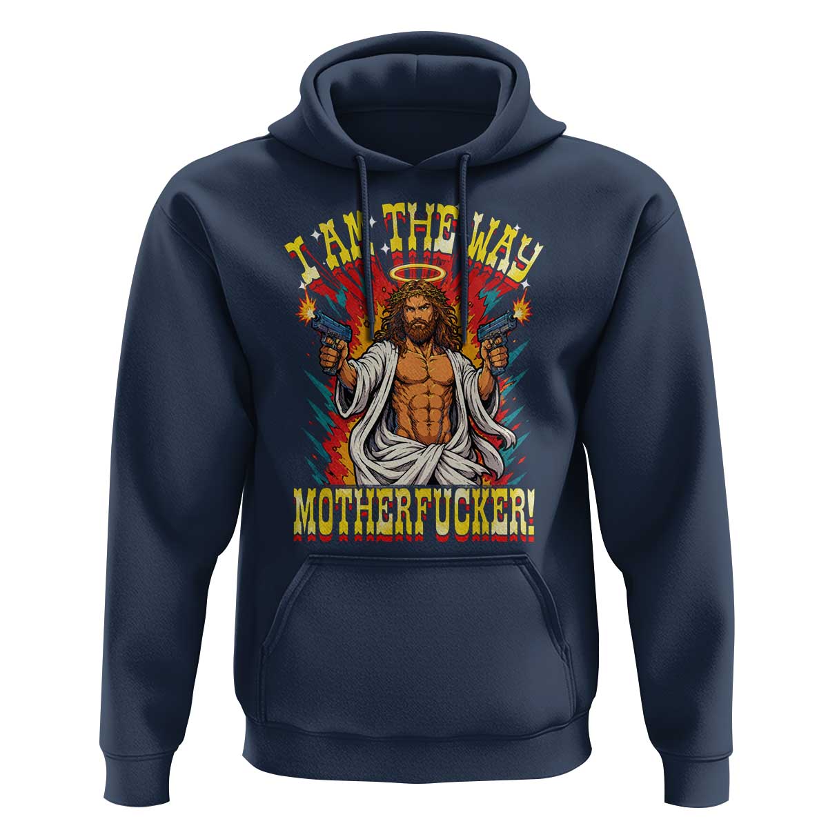 Funny Jesus LitRPG I Am The Way Motherfucker Hoodie
