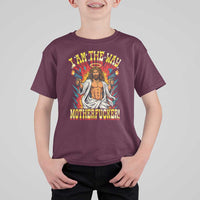 Funny Jesus LitRPG I Am The Way Motherfucker T Shirt For Kid
