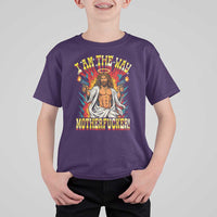 Funny Jesus LitRPG I Am The Way Motherfucker T Shirt For Kid