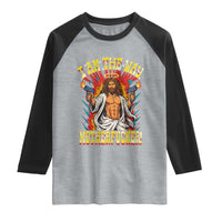 Funny Jesus LitRPG I Am The Way Motherfucker Raglan Shirt
