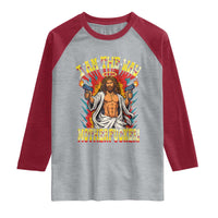 Funny Jesus LitRPG I Am The Way Motherfucker Raglan Shirt