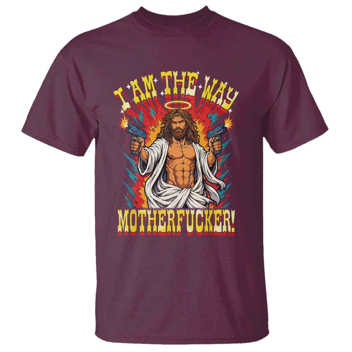 Funny Jesus LitRPG I Am The Way Motherfucker T Shirt