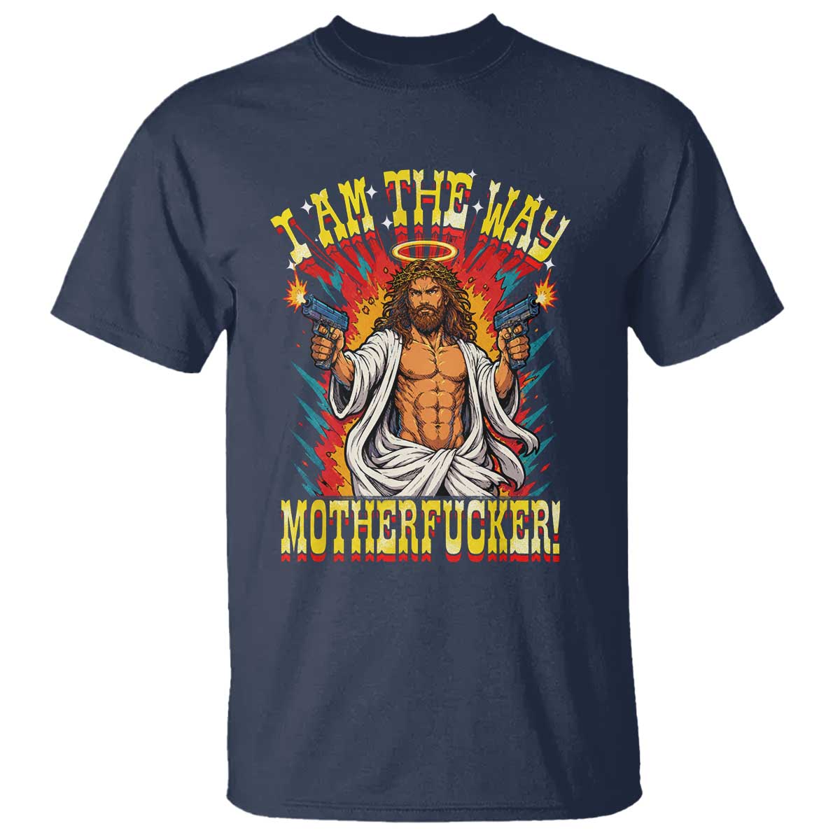 Funny Jesus LitRPG I Am The Way Motherfucker T Shirt