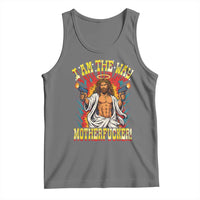 Funny Jesus LitRPG I Am The Way Motherfucker Tank Top
