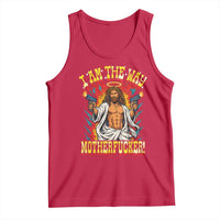 Funny Jesus LitRPG I Am The Way Motherfucker Tank Top