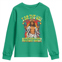 Funny Jesus LitRPG I Am The Way Motherfucker Youth Sweatshirt