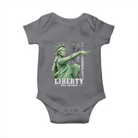 Liberty Has Spoken Baby Onesie Funny Basketball Statue of Liberty Pointing Meme