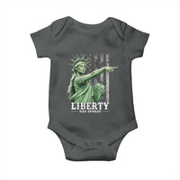 Liberty Has Spoken Baby Onesie Funny Basketball Statue of Liberty Pointing Meme
