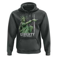 Liberty Has Spoken Hoodie Funny Basketball Statue of Liberty Pointing Meme