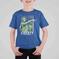 Liberty Has Spoken T Shirt For Kid Funny Basketball Statue of Liberty Pointing Meme
