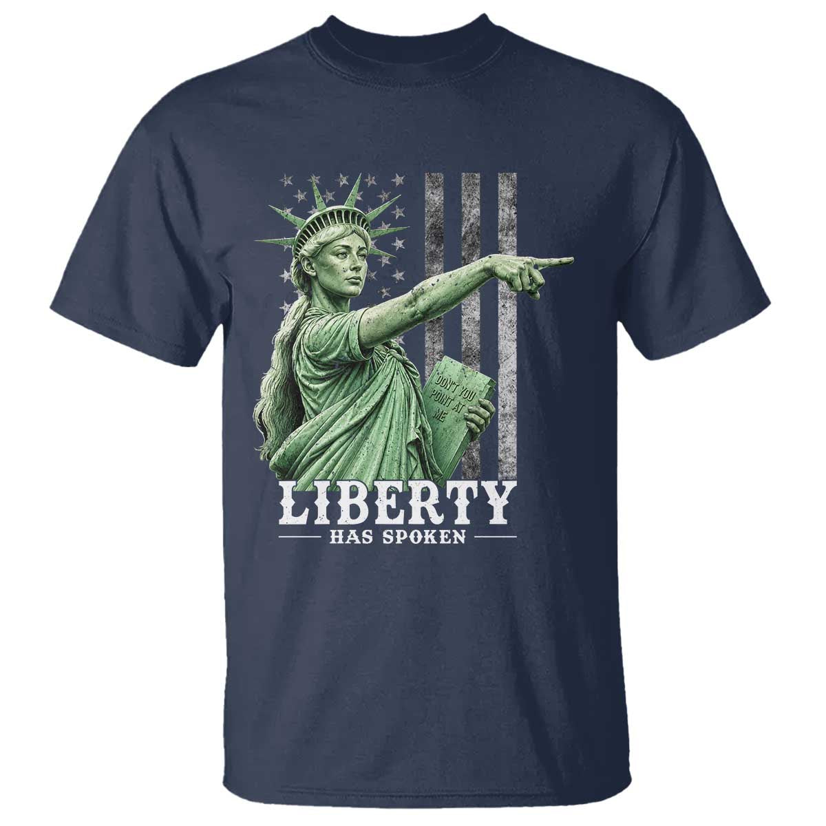 Liberty Has Spoken T Shirt Funny Basketball Statue of Liberty Pointing Meme